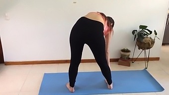 Intense Sex During Yoga Session With Busty Sister