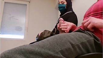 Deceitful Physician Installs A Covert Camera In His Examination Room, Revealing A Devout Muslim Woman'S Illicit Encounter With An Unoccupied Phallus