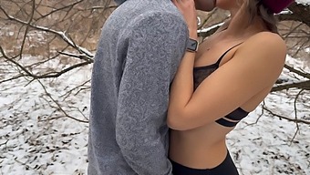 A Wife Receives A Double Dose Of Cum From Her Husband And His Friend In A Snowy Outdoor Setting, Tagged As Friendly, Amateur, Fmm, And Sloppy Seconds.